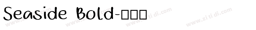 Seaside Bold字体转换